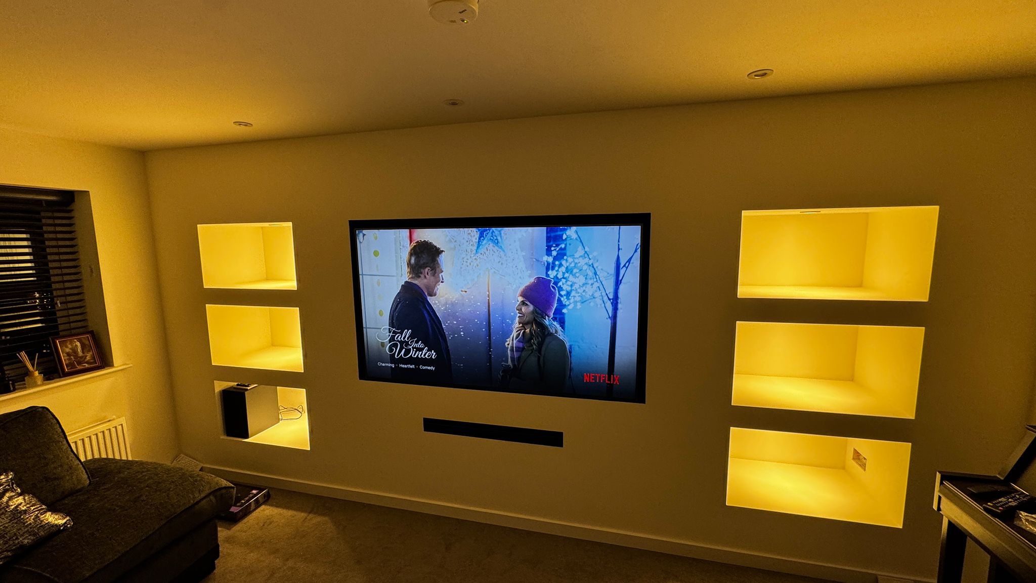 after shot of Colchester feature wall